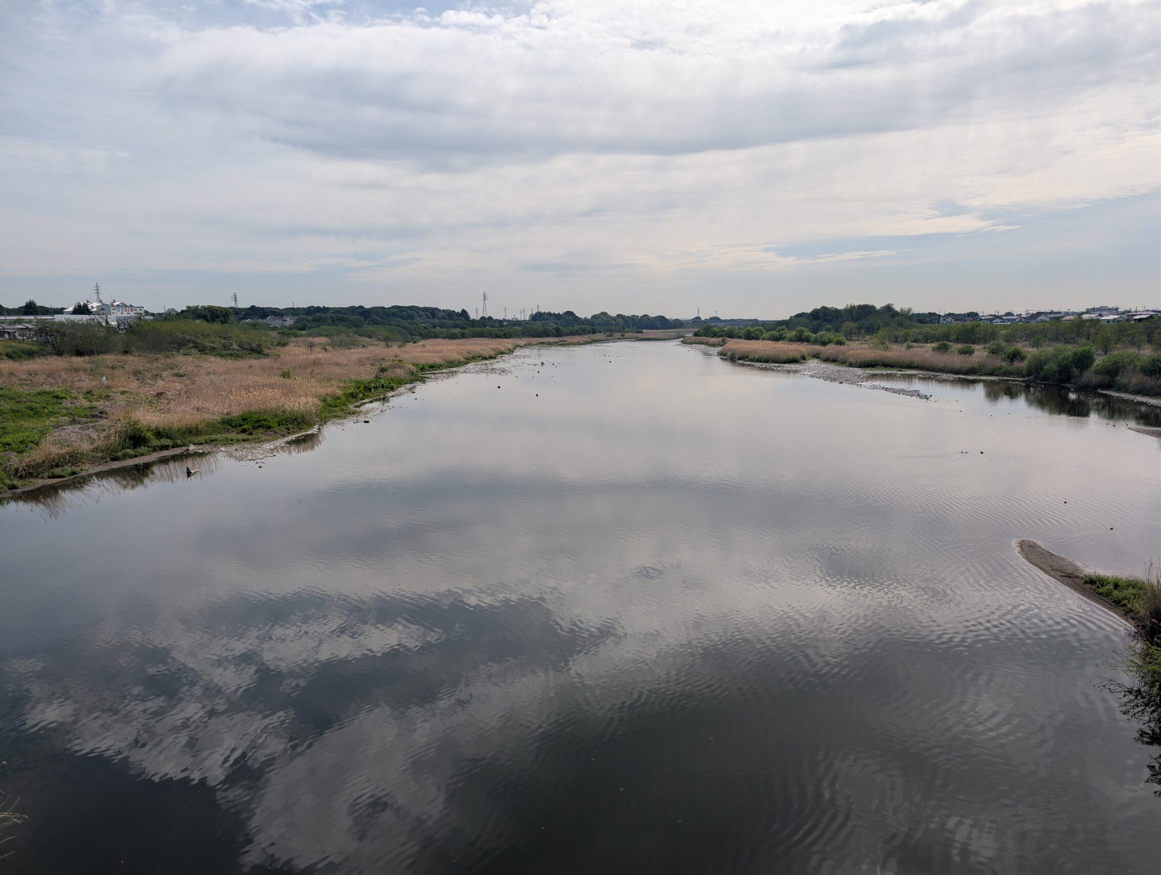 The much wider Karasu river.